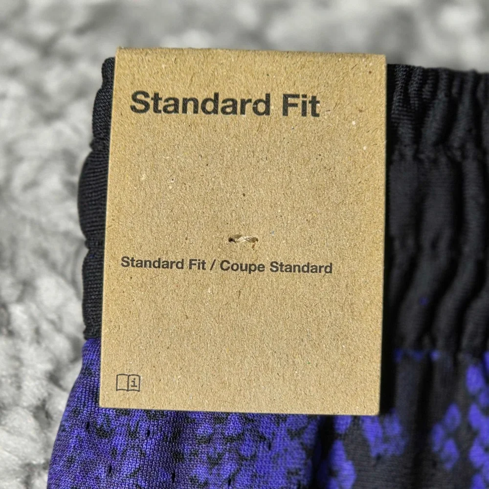 Nike Jordan Dri-FIT Mesh Diamond Shorts Men's L Purple Snakeskin NWT HF9907-543